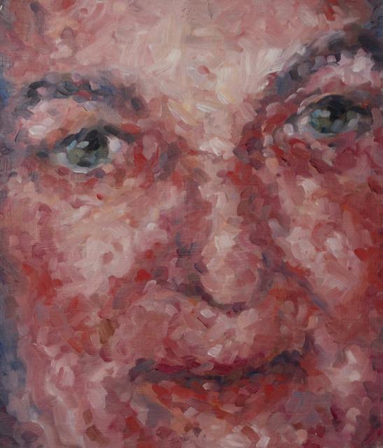 Close, textured portrait study