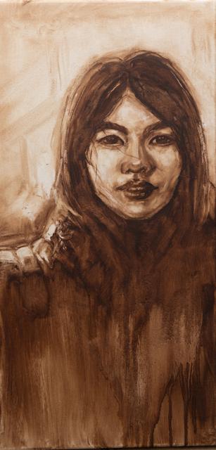 Sepia toned portrait study