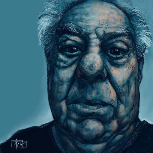 Blue man