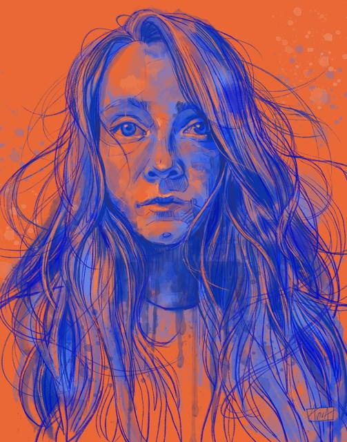 Orange portrait